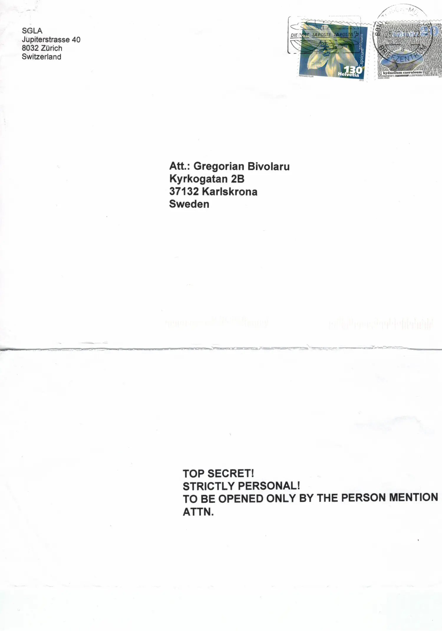 3.Anexa 3_Lettre de menace 2016